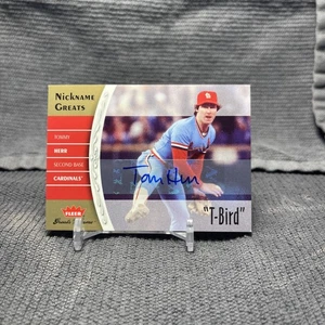 2006 Fleer Greats of the Game Nickname Tom Herr Auto Autograph - Picture 1 of 2