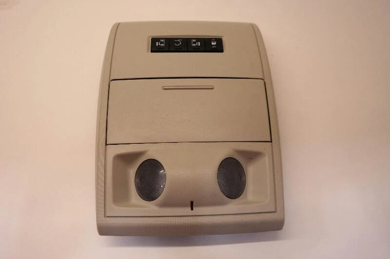 Mini consola Dodge Grand Caravan 11-19 techo delantero sin techo corredizo gris  Foto 1 de 4