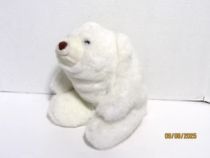 Vintage Gund Snuffles weißer Eisbär Plüsch 10 Zoll Teddy Stofftier Spielzeug 1986 - Bild 1 von 5