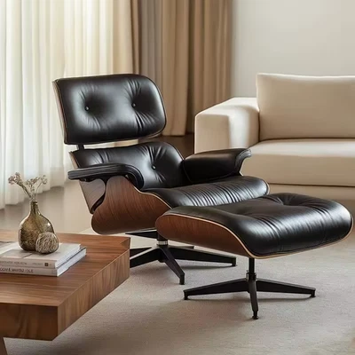 New Herman Miller Eames Replica Lounge Chair and Ottoman - Image 1 of 4