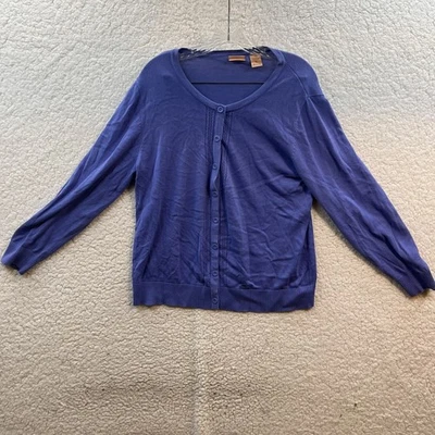 Suéter Northcrest Para Mujer Extra Grande Púrpura Exterior Informal Ligero Foto 1 de 4