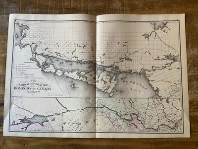 Railway Map of the Dominion of Canada - 1877 - Renfrew Area (Sheet 1) - Image 1 of 4