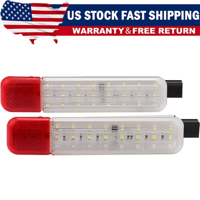 2 luzes de cortesia de porta de LED para 1995-2007 Chevy C/K Silverado Tahoe GMC EUA - Imagem 1 de 4