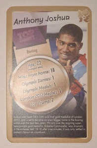 ANTHONY JOSHUA Olympic 2012 ROOKIE Boxing Card - Picture 1 of 1