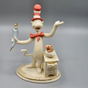 Lenox Dr. Seuss Katze im Hut & Goldfisch Figur - Bild 1 von 3