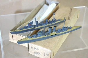 TREMO TM HMS EXETER & ARETHUSA 1:1200 WWII CRUISER & LIGHT CRUISER MODEL SHIP m - Picture 1 of 1