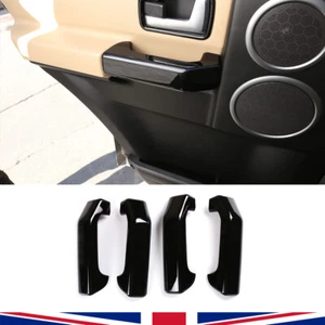 Cubierta de moldura de manija de puerta interior negra piano para Land Rover Discovery 3 2004-2009 - Imagen 1 de 11