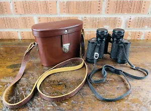 Carl Zeiss Jena Deltrintem 8x30 Binoculars Large Field Glasses and Leather Case - Picture 1 of 21