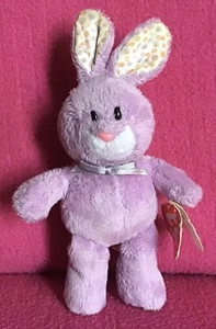 Ty Basket Beanies Bloom Bunny Rabbit Purple Soft Plush Toy 4.5-6” Tag 2010 - Picture 1 of 11