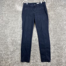 Club Monaco Skinny Denim Jeans Women's Size 30X30 Black Mid Rise Charcoal Wash