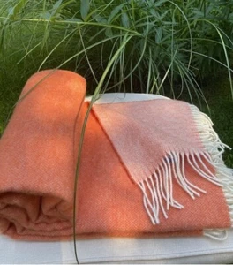 Decke aus natürlicher Schafwolle Überwurf aus 100 % natürlicher Öko-Wolle - Bild 1 von 7