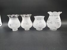 Glass Pendant Pan Light Shades Frosted Etched Grape