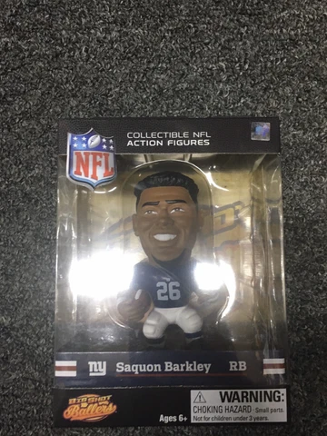 Saquon Barkley New York Giants NFL Big Shot Ballers 5" Figure Cover