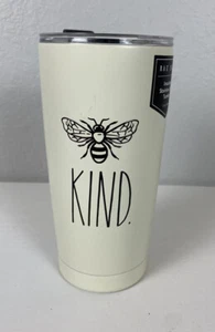 New Rae Dunn 17 oz Bee Kind Tumbler with Lid Insulated Stainless Steel - Picture 1 of 4