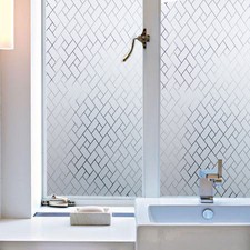 3D Privacy Window Glass Film Static Frosted Self-Adhesive Sticker Home Office