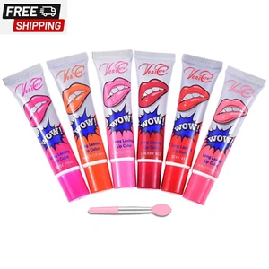 6 Colors Lip Stain Gloss Tattoo Magic Color Peel off Mask Tint Long Lasting Wate - Picture 1 of 9