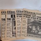 Vintage Elvis Death National Enquirer Tabloids Lot of 4 September 1977