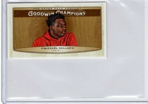 Mini inserto Michael Gallup 2019 cubierta superior Goodwin Champions Lumberjack #G69 - Imagen 1 de 2