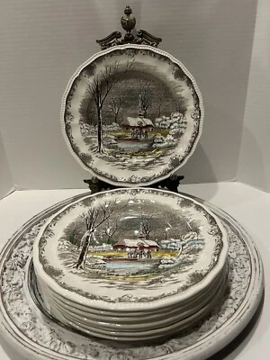 8 platos de cena Shakespeare’s Snets Kensington Inglaterra Anne Hathaway Cottage Foto 1 de 4