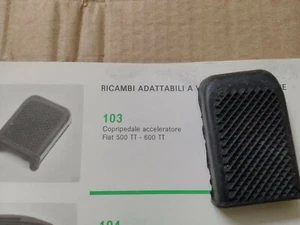 Fiat 500 TT 600 TT GASPEDALKAPPE NEU FALGA 103 - Bild 1 von 4