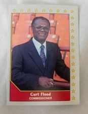 1990 Pacific Senior League #220 Curt Flood Baseball Card nm-mt/mint