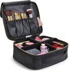 Train Case Soft Side Makeup Backpack Cosmetic Bag Organize Carry on Travel