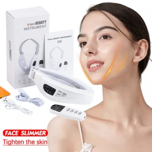 LED V-Face Shaping Massager Skin Tightening Lifting Device Facial Beauty Machine - Picture 1 of 14