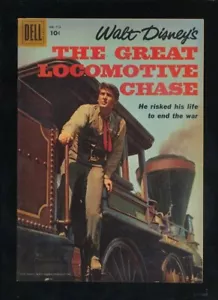 Disneyana-Comics-DELL-4 color 712-The Great Locomotive Chase-July 1956 - Picture 1 of 2