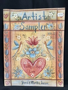 Vintage Decorative Tole Painting Pattern Bk Artist’s Sampler David Martha Jansen - Picture 1 of 6