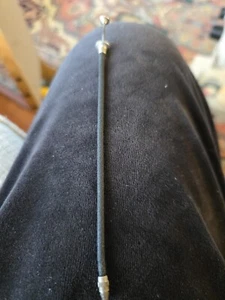 CABLE DISPARADOR VINTAGE AGC 6" REVESTIDO DE TELA PARA CÁMARA - Imagen 1 de 2