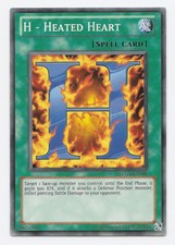 H - Heated Heart LCGX-EN088 Common Yu-Gi-Oh Card (U) New