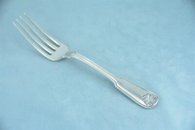 Tiffany & Co. Shell & Thread Sterling 6-3/4" Luncheon Dinner Fork No Monogram - Image 1 of 4
