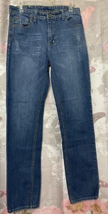 Buffalo David Bitton Jeans 20 Boys Youth Teens Blue Denim Slim Straight Dark - Picture 1 of 10