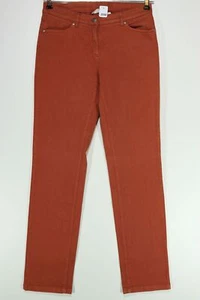 Alba Moda Damen Hose Jeans Gr.38 braun uni gerade Slim Fit Stretch-Denim J2550 - Bild 1 von 6