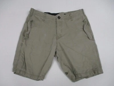 Volcom Shorts Men Size 33 Brown Stretch Casual Limbo Lambo Chino Cotton - Image 1 of 4