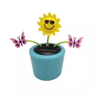 Solar Dancing Toy Flower Assorted Style Solar Powered Dancing Flower Car Decor - Picture 1 of 9