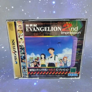 Neon Genesis Evangelion 2nd Impression (Sega Saturn, 1997) Juego JAPONÉS 0205 - Imagen 1 de 6