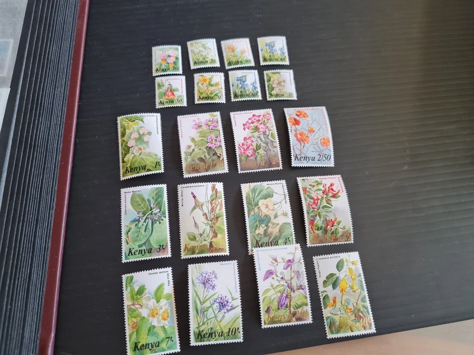 KENYA 1983 SG 257-271 FLOWERS MNH - Image 1 of 1