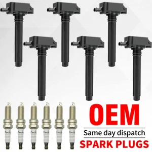 ✅6Pack Ignition Coil & Iridium Spark Plug For Chrysler Jeep Dodge Ram 3.6L UF648 - Picture 1 of 12