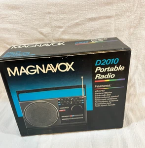 Magnavox D-2010 AM/FM/radio portátil regla deslizante dial - Imagen 1 de 4