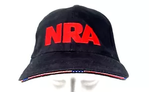 Gorra NRA con tirantes ajustable negra bordada adulto STAND AND FIGHT - Imagen 1 de 13