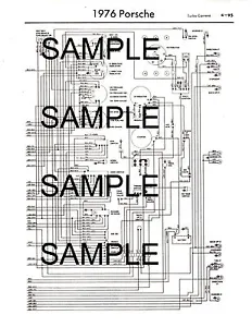 1977 SAAB 99 77 WIRING DIAGRAM GUIDE CHART 77BK - Picture 1 of 2