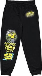 SpongeBob SquarePants Boys Jogger Sweatpants - Sizes 4-20 - Picture 1 of 7