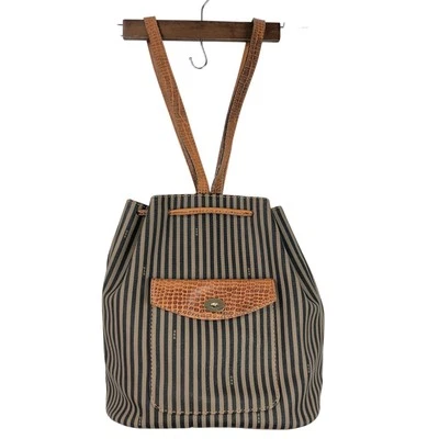 Vintage Boots N Bags Smaller Stripped Backpack GUC Normal Wear - Image 1 of 4