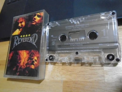 RARE OOP Reverend CASSETTE TAPE Live ep thrash Metal Church DAVID WAYNE Heathen - Image 1 of 2