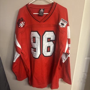 Vtg Y2K 96 North Mens Football Jersey #96 Mens Size 3XL 27x36 Hiphop - Picture 1 of 8
