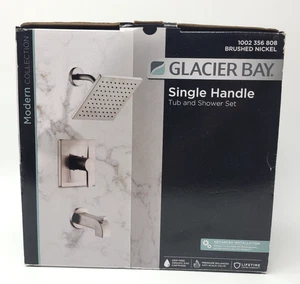 Glacier Bay Modern Single-Handle 1-Spray Tub and Shower Faucet Brushed Nickel - Picture 1 of 6
