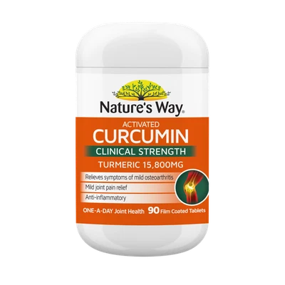 Nature's Way Activated Curcumin Turmeric Concentrate 90 Tablets Joint Pain - image 1 of 3