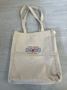 United Airlines Tote Bag Clipped Wings Retired Stewardess - Picture 1 of 11