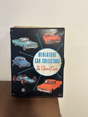 老式 1966 年美泰微型汽车收藏家 48 汽车展箱无汽车 — 第 1/4 张图片